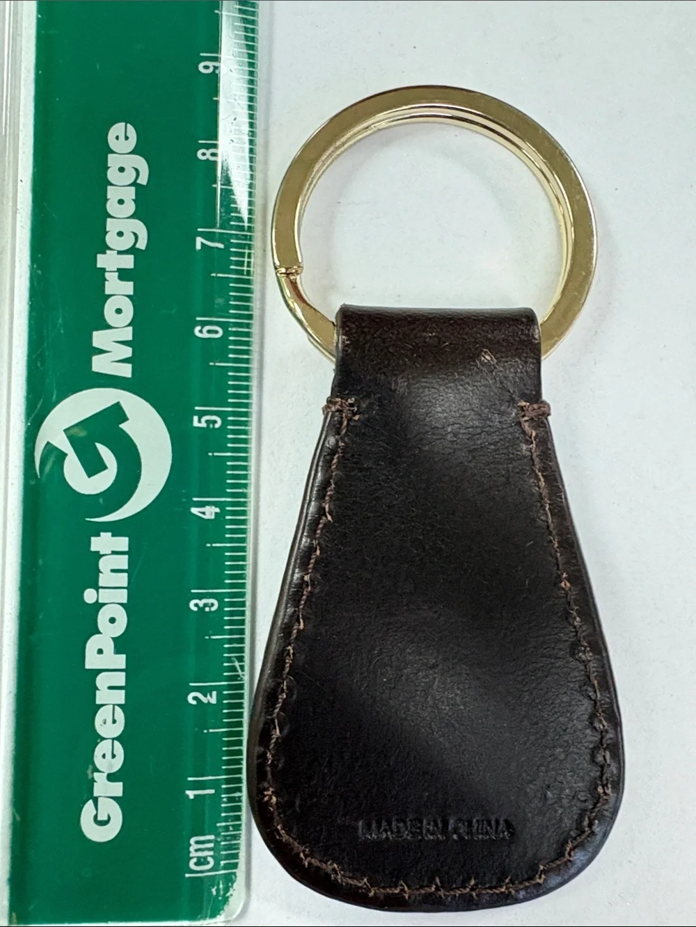 Dooney & Bourke Leather Key Fob - Dark Brown